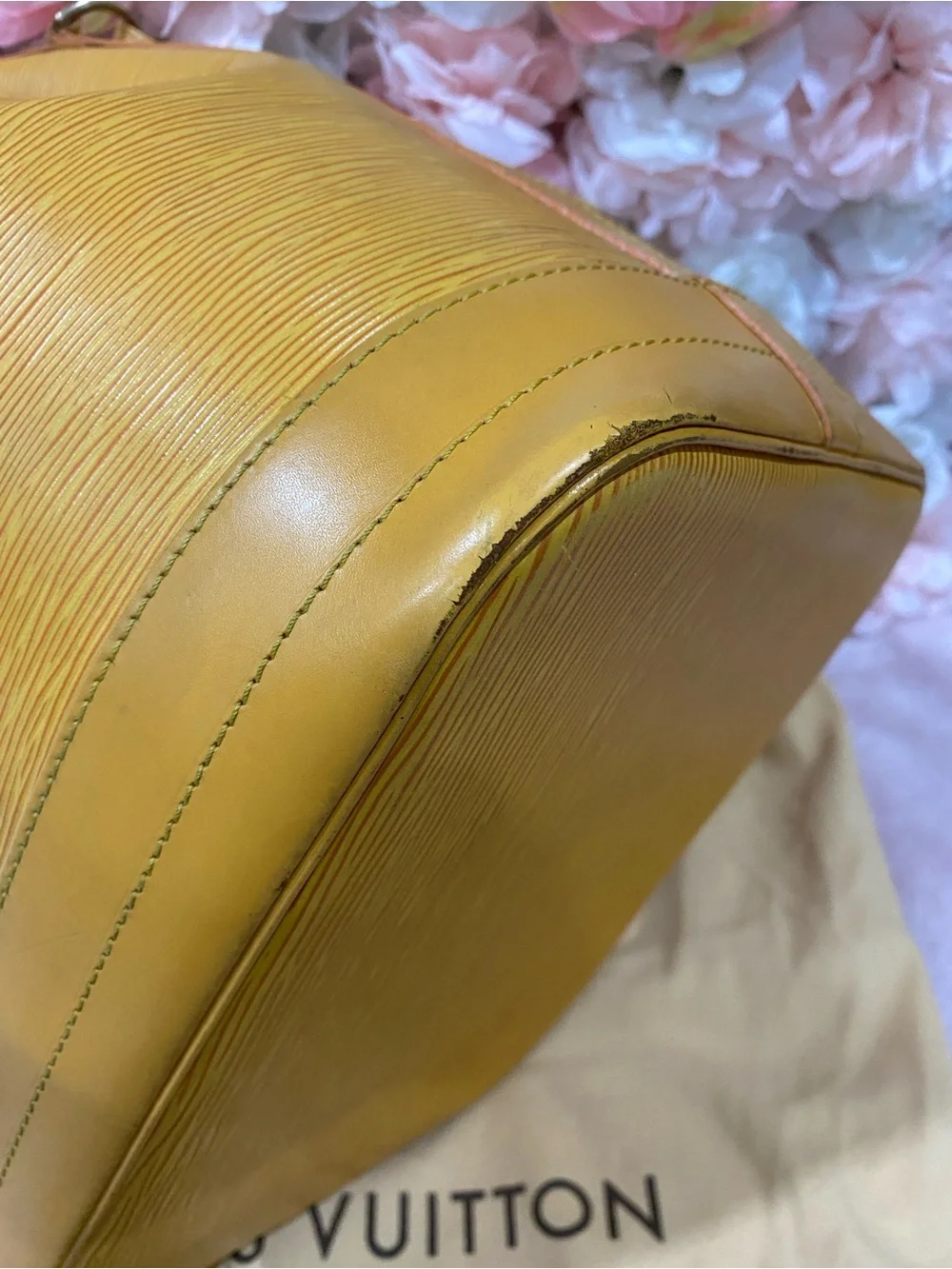 Louis Vuitton Epi Noe Bucket Bag